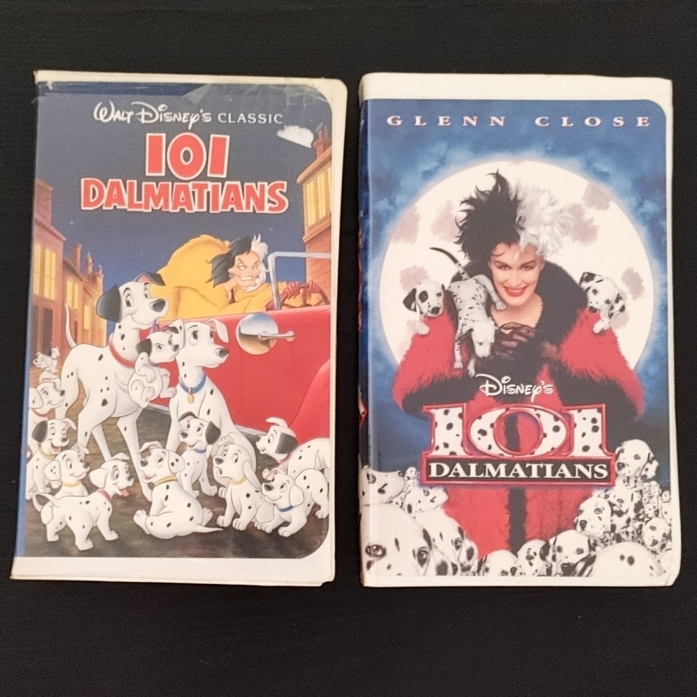 (SALE) 101 Dalmatians VHS lot